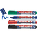 Edding whiteboard marker E-363, geassorteerde kleuren, blister van 4 stuks