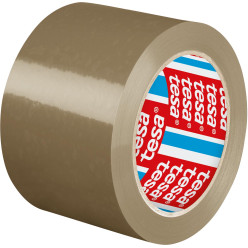 Tesa premium packaging adhesive tape 75 mm x 66 m PVC brown