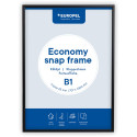 Europel cadre à clapets Economy, liste 25 mm, ft B1, zwart