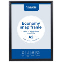 Europel Economy Snap Frame, 25 mm List, Size A2, Black