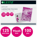 Leitz Eva lamineerhoes ft 65 x 95 mm, 250 micron (2 x 125 micron), pak van 100 stuks
