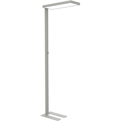 MAULjura vloerlamp, LED, zilver