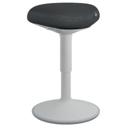 Leitz Ergo tabouret Assis actif avec assise confortable, gris clair