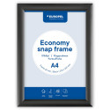 Europel clicklijst Economy, lijst 25 mm, ft A4, zwart