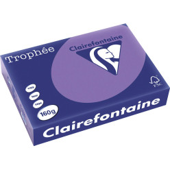 Clairefontaine Trophée Intens Violet Colored Paper A4 160 gsm 250 Sheets