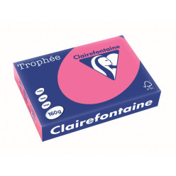 Clairefontaine Trophée Intens Colored Paper A4 160 gsm 250 Sheets Fuchsia
