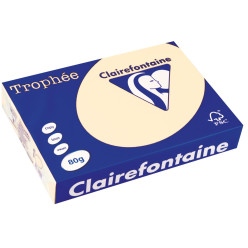 Clairefontaine Trophée Colored Paper A4 80gsm 500 Sheets Ivory