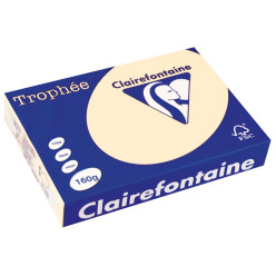 Clairefontaine Trophée Pastel Colored Paper A4 160 gsm 250 Sheets Ivory