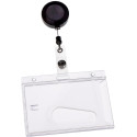 Europel Closed Card Holder with Retractable Reel 54 x 85 mm