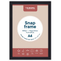 Europel clicklijst, lijst 25mm A4, mat zwart posterframe