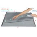 Europel Poster Frame with Clips, 25mm List, A5, Aluminum