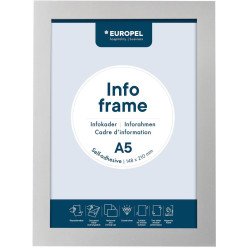 Europel Snap Frame Economy A5 Silver Pack of 2