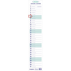 Brepols maand lintkalender,...