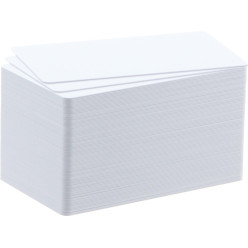 Badgy 100 White Paper Cards...