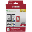 Canon photo value pack 1 x PG-575XL + 1 x CL-576XL, 300 - 400 pagina's, OEM 5437C006, 4 kleuren