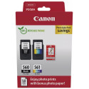 Canon PG-560 and CL-561 Ink Cartridge Multipack 4 Colours 180 Pages OEM 3713C008