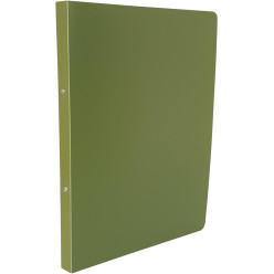 Bronyl Nature ringmap, voor ft A4, uit PP, 2 ringen van 16 mm, kaki groen