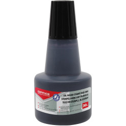 OFFICE products stempelinkt, oliebasis, flesje van 30 ml, zwart