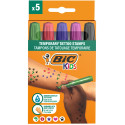 BIC Kids BodyMark Temporary Tattoo Markers Assorted Set of 5