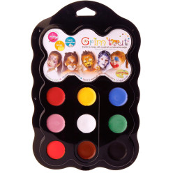 Grim'tout Carnival Face Paint Palette 9 Colors