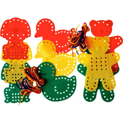 Bouhon animaux à enfiler, 9...