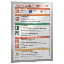 Durable DURAFRAME Info Frame A3 Silver Pack of 6