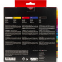 Amsterdam Acrylic Primary Acrylic Paint Set 120 ml 5 Tubes with 3 Pouring Spouts