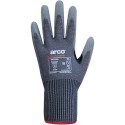 Arco Gants de travail anti-coupure 13g enduits de PU Niveau E - Taille 8 /Paire