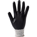 Arco Essentials Gants de travail anti-coupure enduits de nitrile Gris/Noir – Taille 11 /Paire