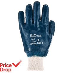 Arco Essentials Heavy Duty Nitril Gecoate Werkhandschoenen Blauw - Maat 10 /Paar