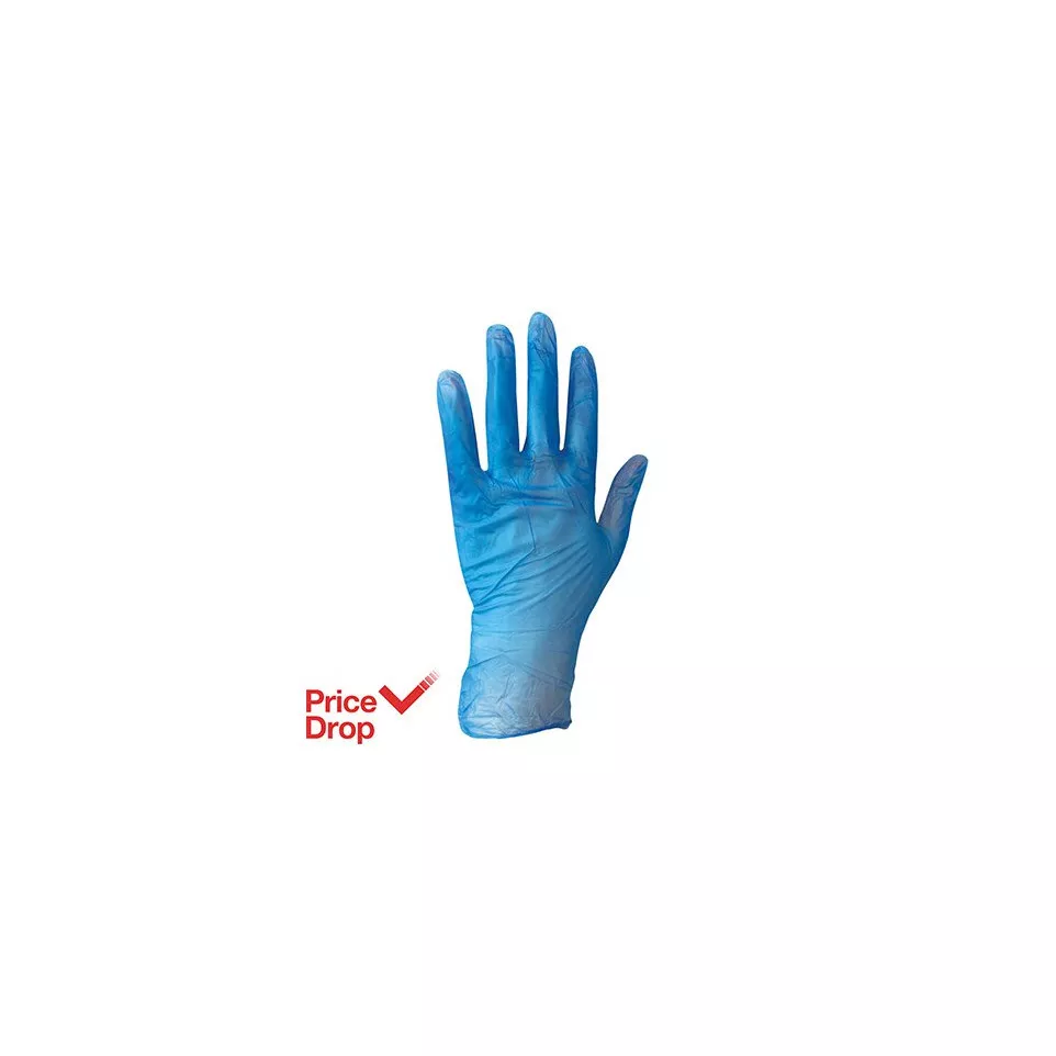 100 Essentials P/F Vinyl Disp Glv...
