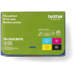 Brother toner, 1.000 pages, OEM TN-243CMYK, 4 couleurs
