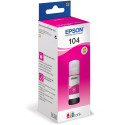 Epson inktfles 104, 7.500 pagina's, OEM C13T00P340, magenta