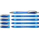 Schneider Slider Memo XB Ballpoint Pen Blue Extra Broad 4 Pack Plus 1 Rave Free