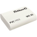 Pelikan gomme WS30, large, blanc, boîte de 30 pièces