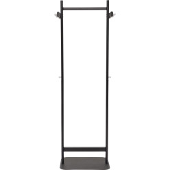 MAUL kapstok salsa metaal, hoogte 172 cm, 8 kledinghaken en kledingstang, zwart RAL 9004