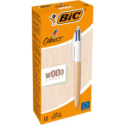 Bic 4 Colours Wood Style...