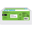 Dymo etiketten LabelWriter ft 25 x 54 mm, wit, doos van 6 x 500 etiketten
