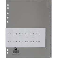 Q-CONNECT tabbladen, A4,...