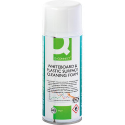 Q-CONNECT nettoyant en mousse, pour tableaux blancs, 400 ml