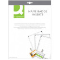 Q-Connect badge met combiklem 75 x 40 mm, doos van 50 stuks