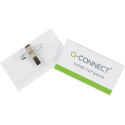 Q-Connect Combination Badge with Combi Clip 54x90mm Pack of 50
