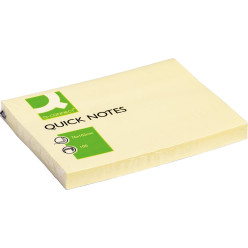 Q-Connect Quick Notes 76 x 102 mm Yellow Pad 100 Sheets