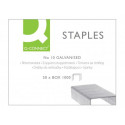 Q-CONNECT agrafes n°10, galvanisé, boîte de 1000 pièces