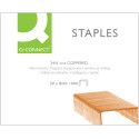Q-CONNECT copper-plated staples 24/6 box of 1,000