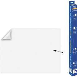 Legamaster Magic-Chart film tableau blanc, ft 90 x 120 cm, blanc, uni, rouleau de 15 feuilles