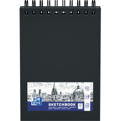 Oxford carnet de dessin, 50 feuilles, 100 g/m², ft A5, noir