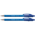 Paper Mate balpen Flexgrip Ultra RT medium, blauw, blister van 2 stuks