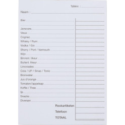 Barbon Consumption Tickets Roll