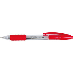Pergamy balpen Retract, medium punt, rood